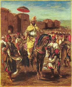 EUGENE DELACROIX-1845 LE SULTANT DU MAROC MOULAY ABD ER HAMAN
